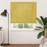 Roller Blind Yellow 150 x 220 cm Bamboo 42006877