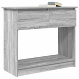 Console Table with Drawers Grey Sonoma 85.5x38.5x74.5 cm 861396