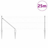Welded Wire Fence with Spikes 25 x 0.8 m 3350775