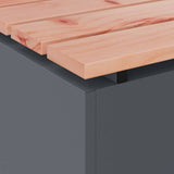 Garden Bench Anthracite 80 x 40 x43 cm Steel 874900
