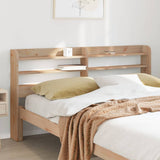 Headboard with Shelves 120 cm Solid Wood Pine 850956