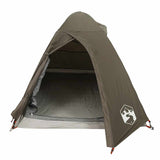 Camping Tent Dome 2-Person Brown Waterproof 4009613