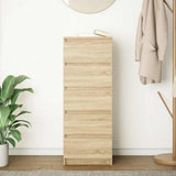 Sideboard with Drawers Sonoma Oak 37.5x35x99 cm Engineered Wood 861762