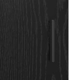 TV Cabinet 133 x 33 x 50 cm Black Oak Engineered Wood 8013716