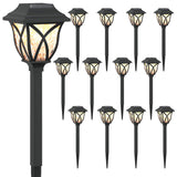 Outdoor Solar Lights with Ground Spike 12 pcs Warm White 42 cm 42042713