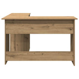 Corner Desk Artisan Oak 120x140x75 cm Engineered Wood 855901