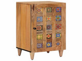 Sideboard with Storage Natural 40 x 33 x 75 cm Solid Mango Wood 4018284