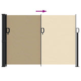 Retractable Side Awning Beige 140x300 cm 4004300