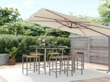 Garden Bar Set Grey 3187679