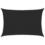 311738 Sunshade Sail 160 g/m Black 4x5 m HDPE