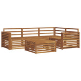 Outdoor Sofa Set 5 pcs Natural Solid Acacia Wood 3373424