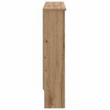 Radiator Cover Artisan Oak 78 x 19 x 81.5 cm Engineered Wood 884101