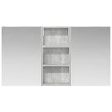 Bathroom Cabinet Set 3 pcs 110 x 10.5 x 60.5 cm Engineered wood 3403715