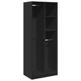 Wardrobe Black 80x50x200 cm Engineered Wood 3307757