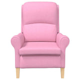Armchair Pink 76 x 94 x 102 cm Fabric 42009850