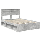 Bed Frame Concerte Grey 150 x 200 cm Solid Pine Wood 3409746
