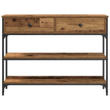 Console Table Old Wood 100 x 25 x 75 cm Engineered Wood 863511