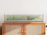 Aquarium with Storage Transparent 80 x 20 x 20 cm Glass 42020386