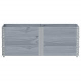 Pallet Collars 3 pcs Grey 150x50 cm Solid Wood Pine 3295380