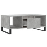 Coffee Table Concrete Grey 90x50x36.5 cm Engineered Wood 830600