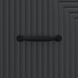 Drawer Cabinet Black 66 x 34.5 x 89.5 cm Engineered Wood 894836