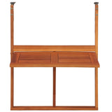44118 Hanging Balcony Table 64,5x44x80 cm Solid Acacia Wood