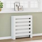 ZNTS Radiator Cover White 78x20x82 cm Engineered Wood 852681