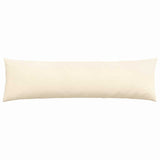 Sofa Pillows 2 pcs Cream 145 x 40 cm Corduroy Fabric 42013862