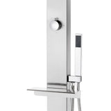 Garden Shower 220 cm Stainless Steel 315939