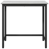 Table Grey Sonoma 100 x 50 x 76.5 cm Engineered Wood and Steel 873771