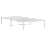 Metal Bed Frame without Mattress White 90x190cm 373665
