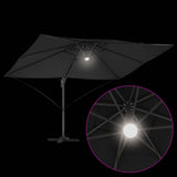 Umbrella Black 351 x 250 x 253 cm Polyester and Aluminium 42003363