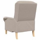 Armchair Light grey 76 x 94 x 102 cm Sharpa Fabric 42009851