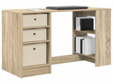 Desk with Drawer Sonoma Oak 100 x 40 x 75 cm Engineered Wood 8000454