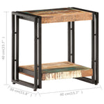 ZNTS Side Table 40x30x40 cm Solid Reclaimed Wood 320684