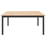 Coffee Table Natural 100 x 100 x 45 cm Solid Pine Wood 892769