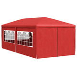 Party Tent 600 x 300 x 255 cm Red PE and Steel 42032349