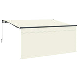 Retractable Awning Cream 300 x 200 cm Polyester and Aluminium 3329496