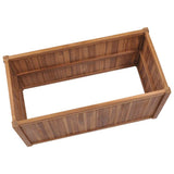 Raised Bed 100x50x70 cm Solid Teak Wood 48972