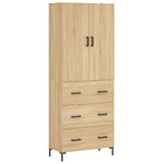 Highboard Sonoma Oak 69.5x34x180 cm Engineered Wood 3195846
