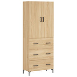 Highboard Sonoma Oak 69.5x34x180 cm Engineered Wood 3195846