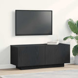 TV Cabinet Black Oak 100 x 35 x 40 cm Engineered Wood 862564