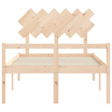 Senior Bed without Mattress Small Double Solid Wood 3195516