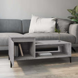 Coffee Table Grey Sonoma 100x50x45 cm Engineered Wood 821138