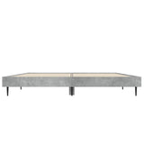 Bed Frame without Mattress Concrete Grey 140x190 cm 832281
