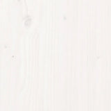 Sideboard White 100x40x75 cm Solid Wood Pine 820133