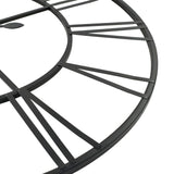 ZNTS Vintage Wall Clock with Quartz Movement Metal 80 cm XXL 50644