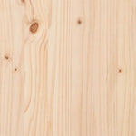 Bed Frame without Mattress 140x200 cm Solid Wood Pine 3323416