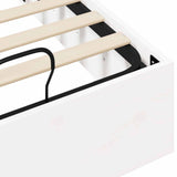 Ottoman Bed Frame with Storage White 75 x 190 cm 3418760