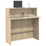 Reception Desk Sonoma Oak 100x50x103.5 cm Engineered Wood 859026